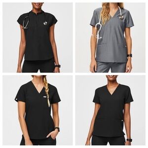 Lot set of FOUR XXL figs tops various styles 1 Rafaela, two casma and 1 Catarina